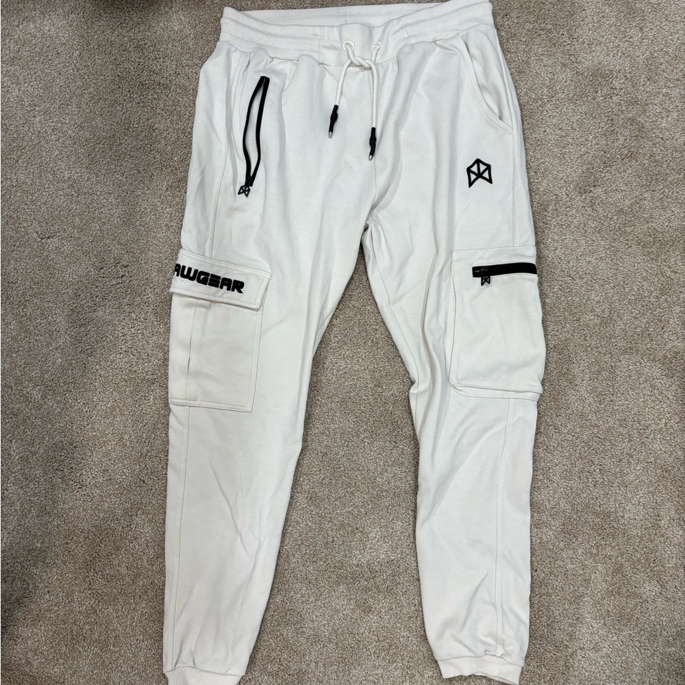 Rawgear White Jogger Pants